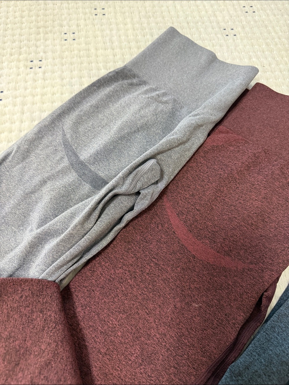 CRZ YOGA Leggings BUNDLE (7) Gray, Burgundy, Navy, etc - Picture 5 of 5